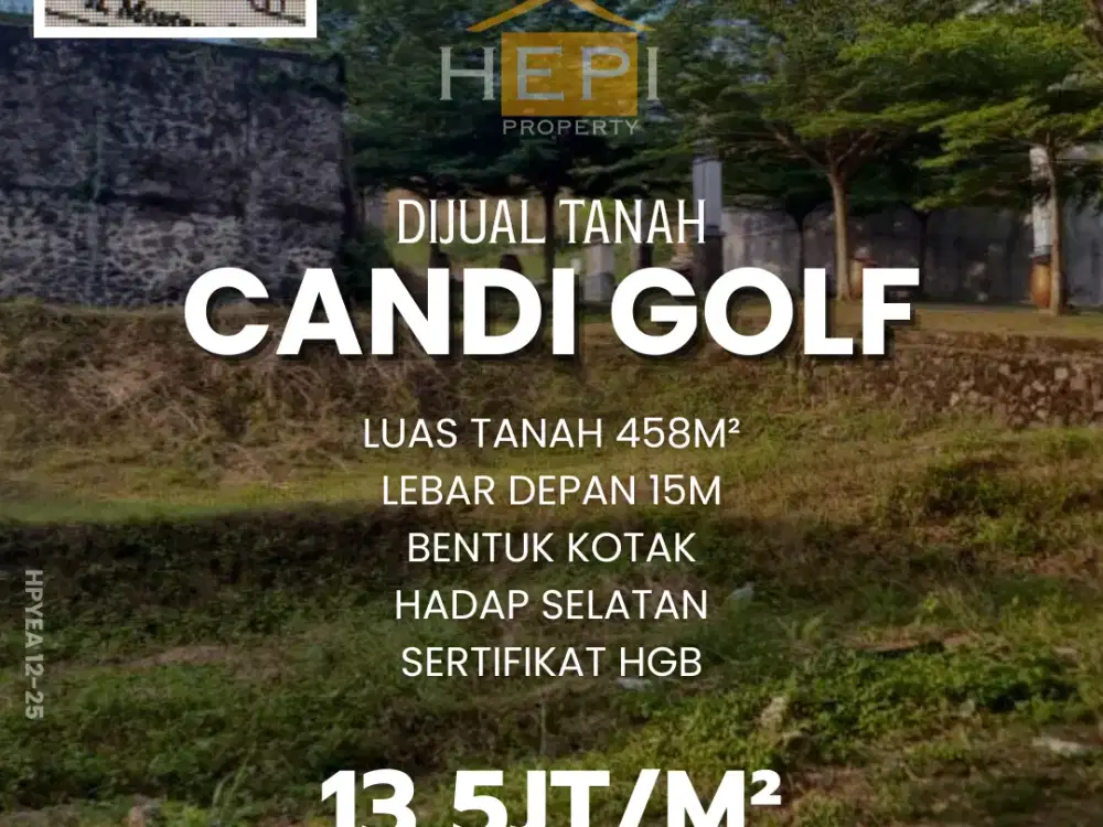 Dijual tanah di Graha Candi Golf Semarang