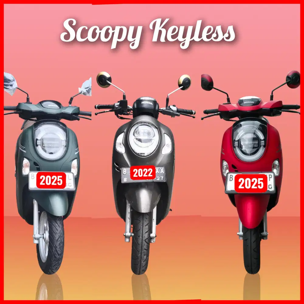 Promo Dp 600K Honda Scoopy keyless (Bi jelek KTP luar bs kredit scopy