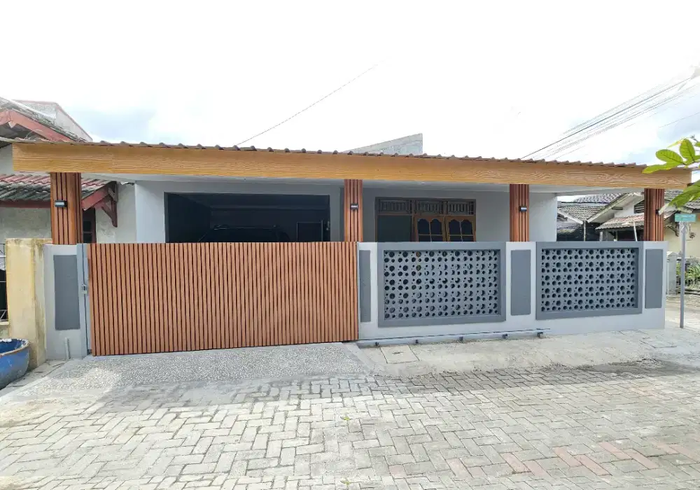 Kontrak Rumah Pucang Gading, Barusan Renovasi Total, Strategis