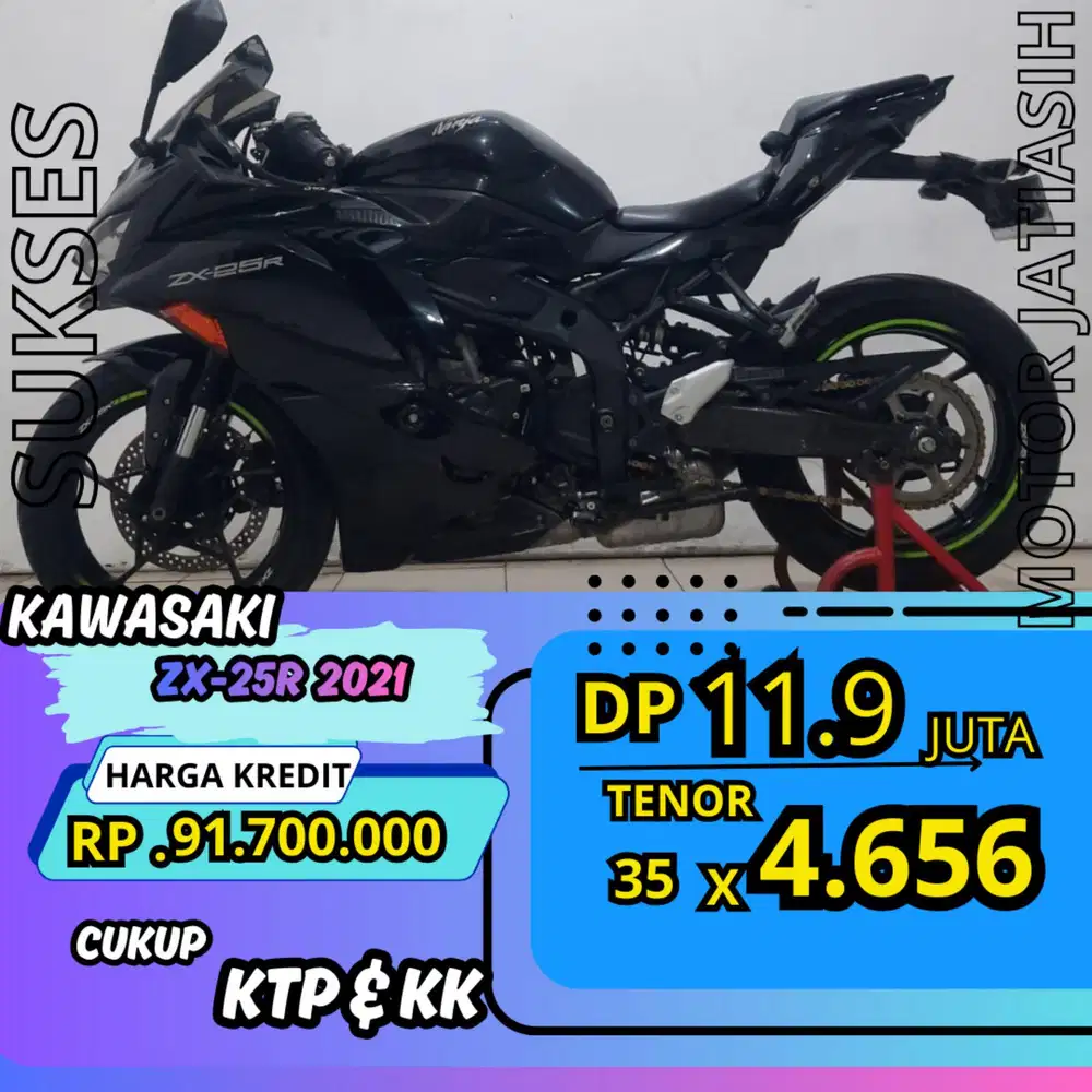 DP MURAH KAWASAKI ZX-25R 2021 DP 11.9 JUTA BISA CASH/KREDIT