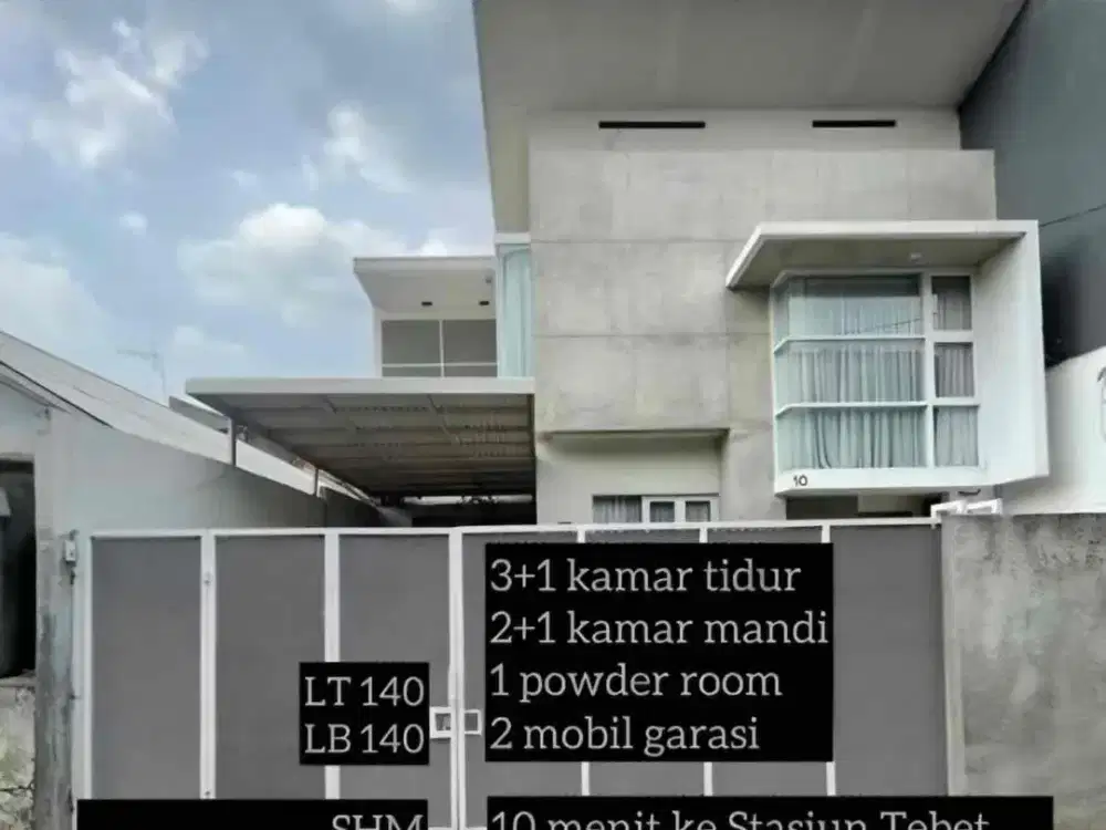 Dijual Rumah di Tebet Barat Dalam , Jakarta Selatan