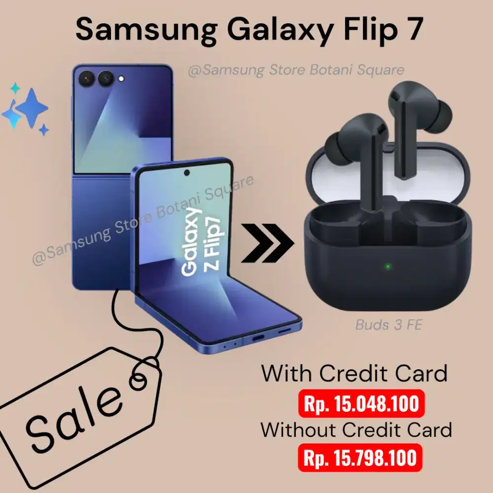 Samsung Z Flip 7 12/256GB Free Buds 3 FE