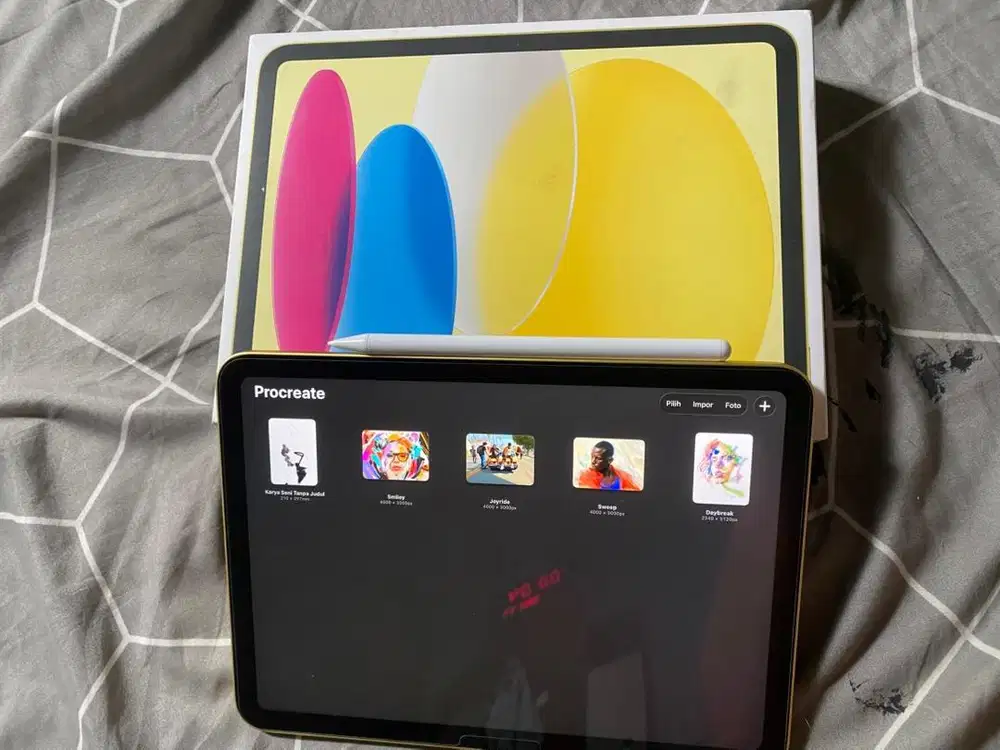 Ipad A16 gen 11 128gb + procrate + pencil baseus