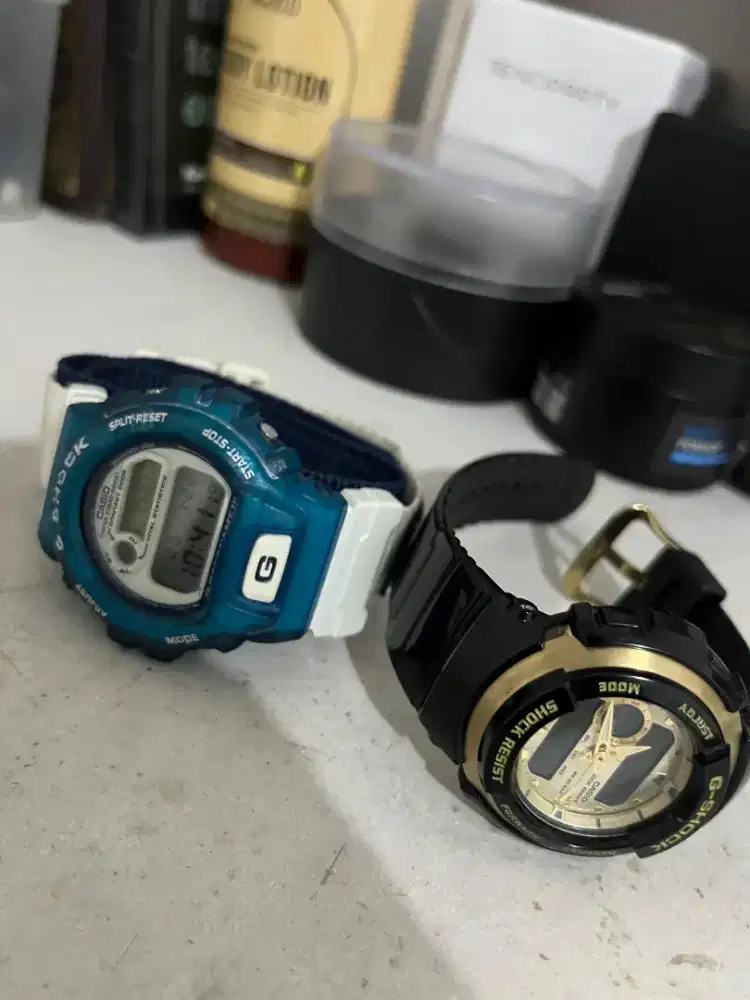 Dijual Casio G-Shock DW-6696 & G-Shock G-300G Gold Edition