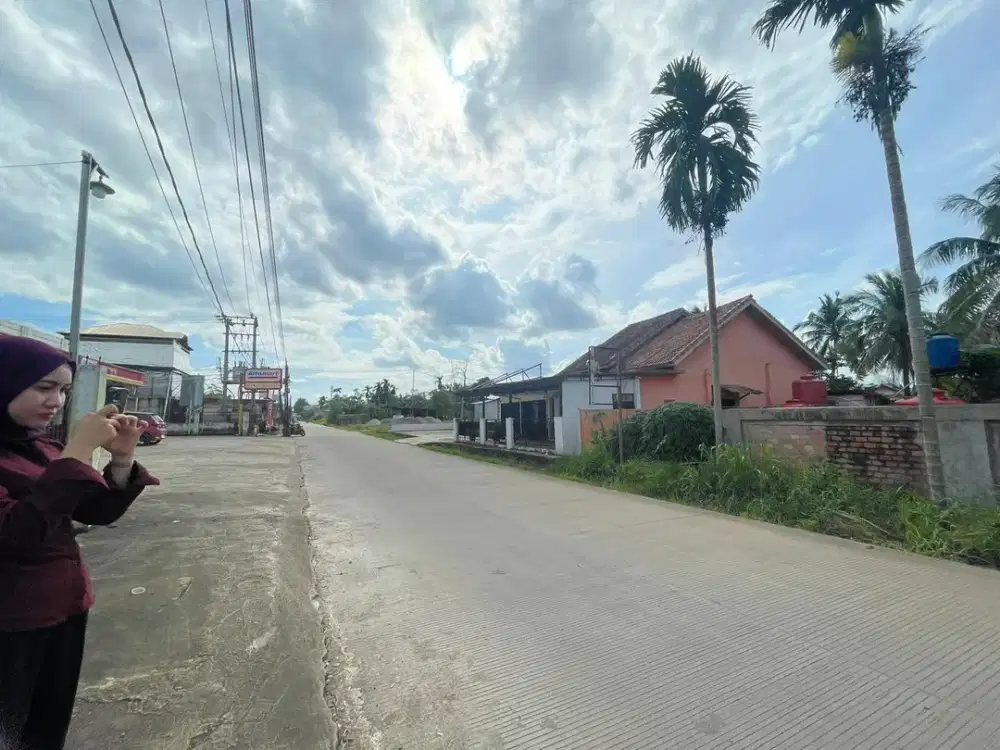 Tanah Pinggir jalan sukawinatan palembang SHM
