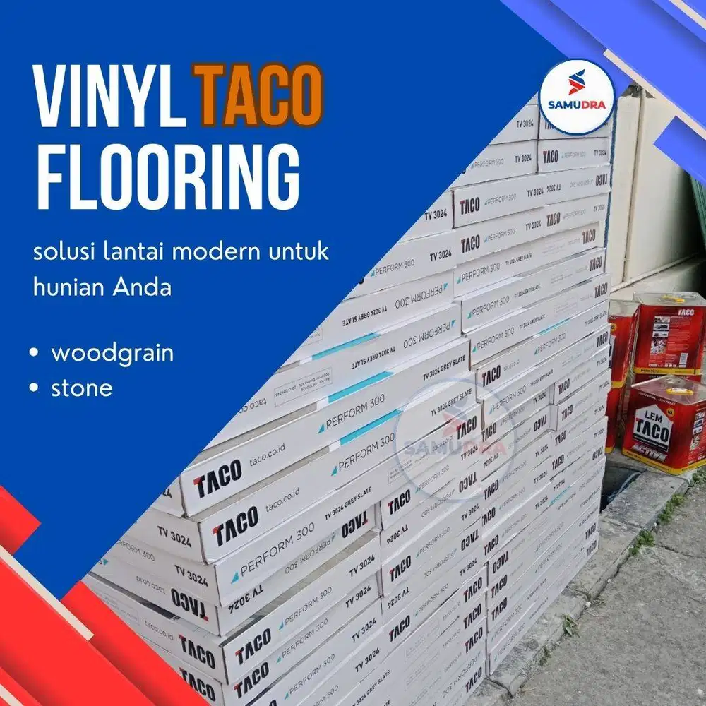 lantai vinyl taco tebal 3mm - isi 24 pcs per box
