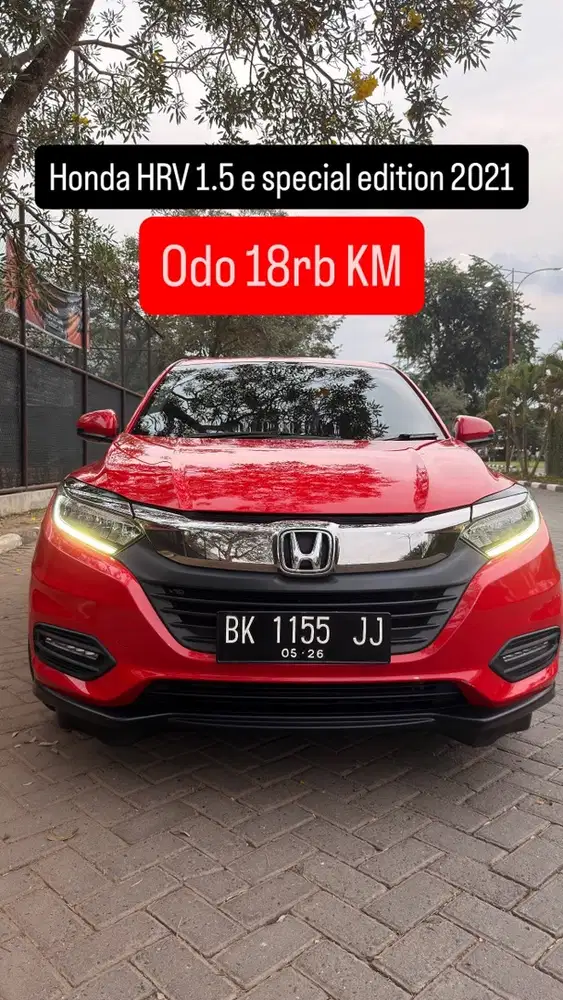 Honda HRV 2021 E special edition odo 18rban