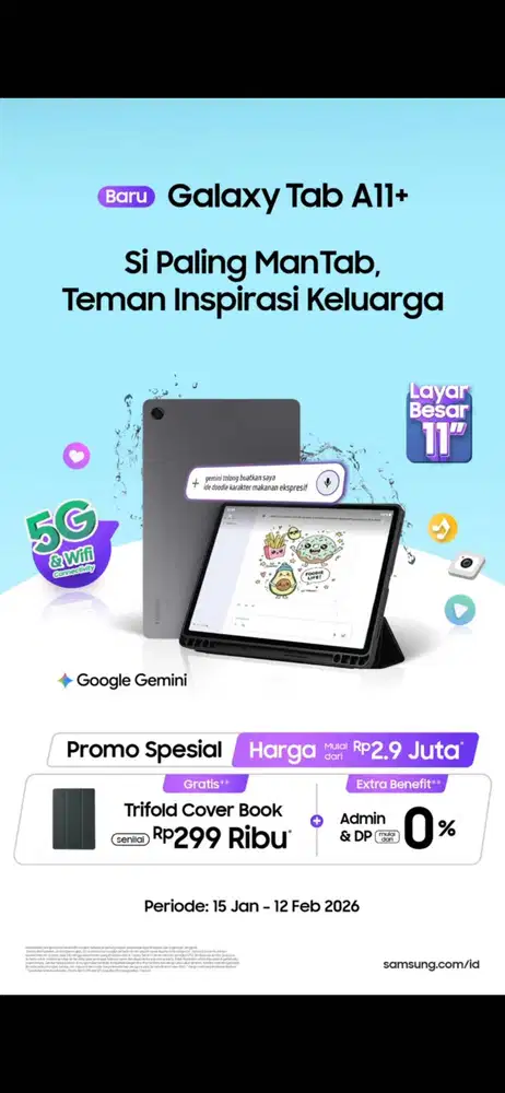 Promo Samsung Galaxy Tab A11+
