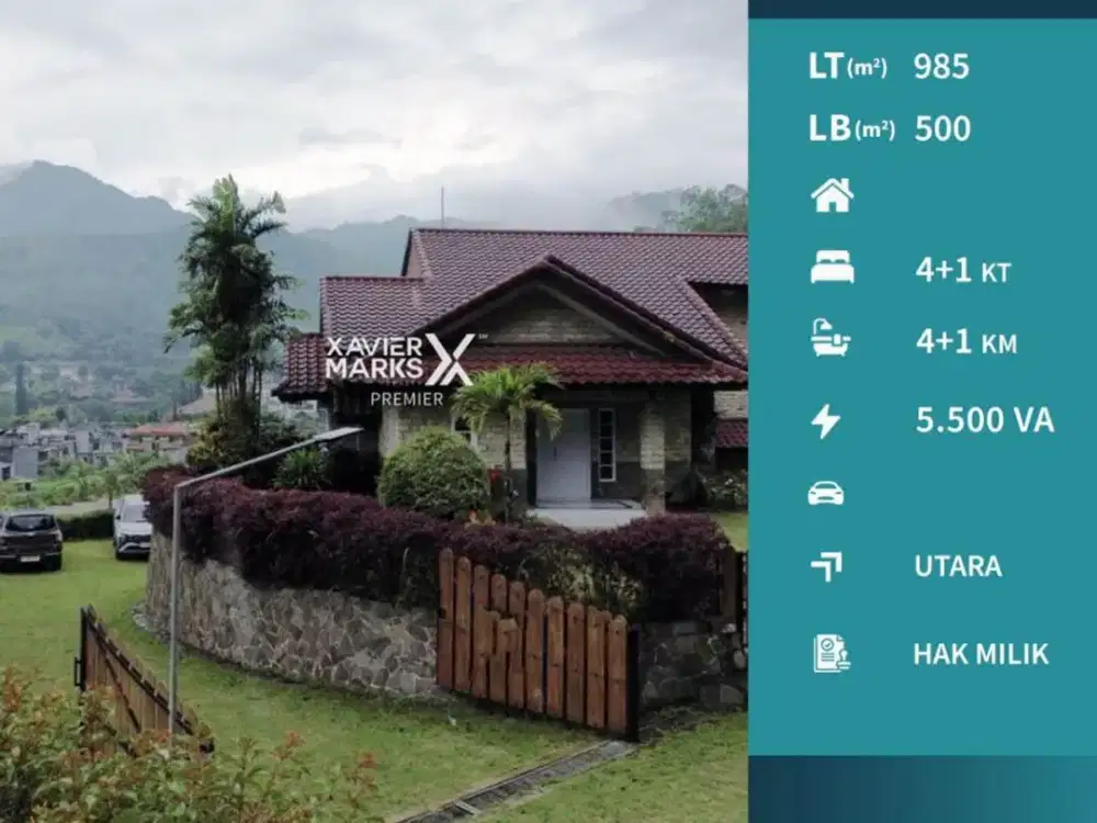 Dijual Villa Estetik View Alam di Songgoriti Batu