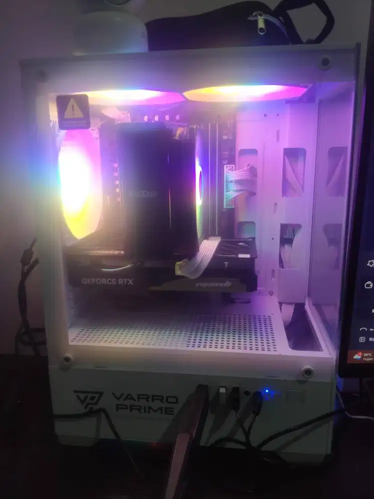 Full Set PC Gaming Editing – RTX 4060 + i5-12400F + RAM 32GB (Mulus)