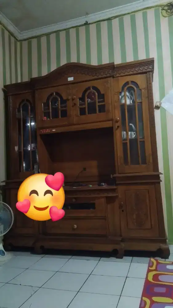 Jual lemari kayu jati