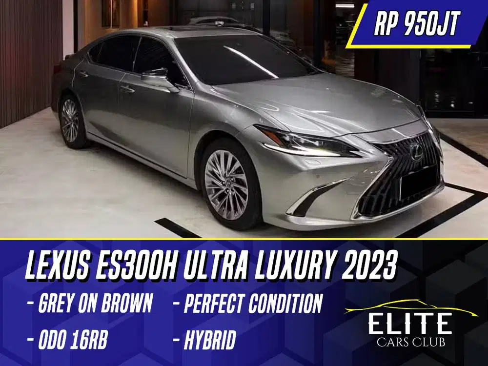 Lexus ES300h Ultra Luxury 2023 Facelift Grey on Brown Abu-abu ES 300h