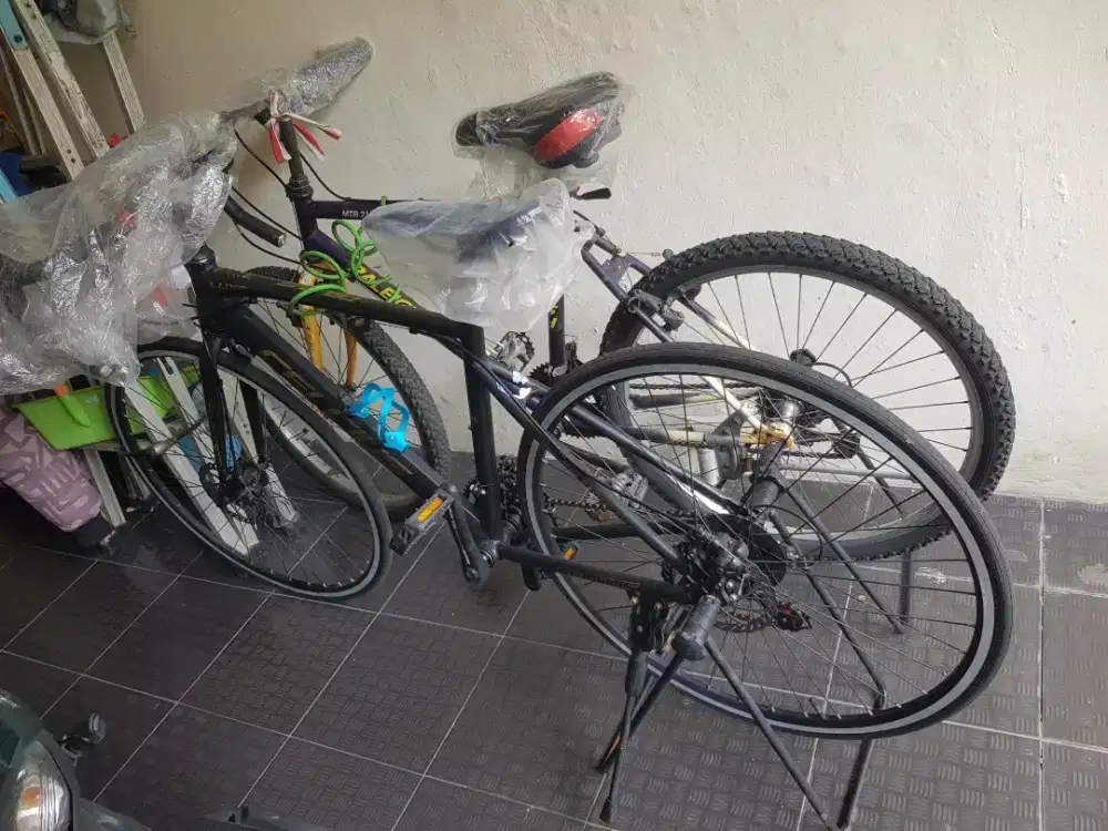 Borongan 2 sepeda terawat siap pakai, plus 2 standard