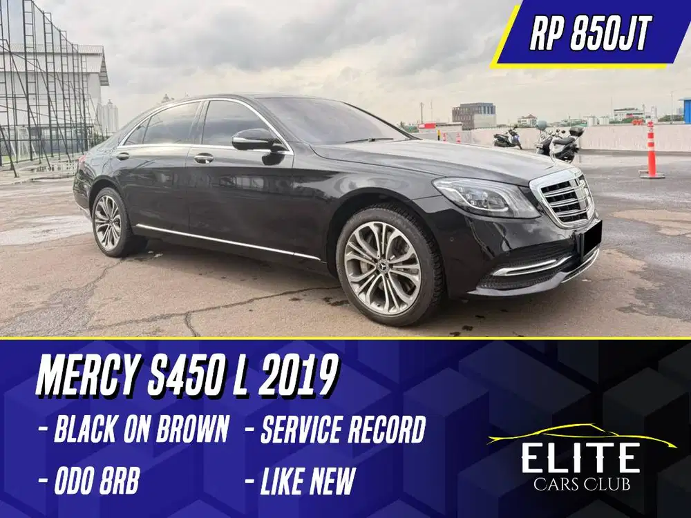 Mercedes Benz S450 L 2019 NIK 2018 Black on Brown Hitam Mercy S450L
