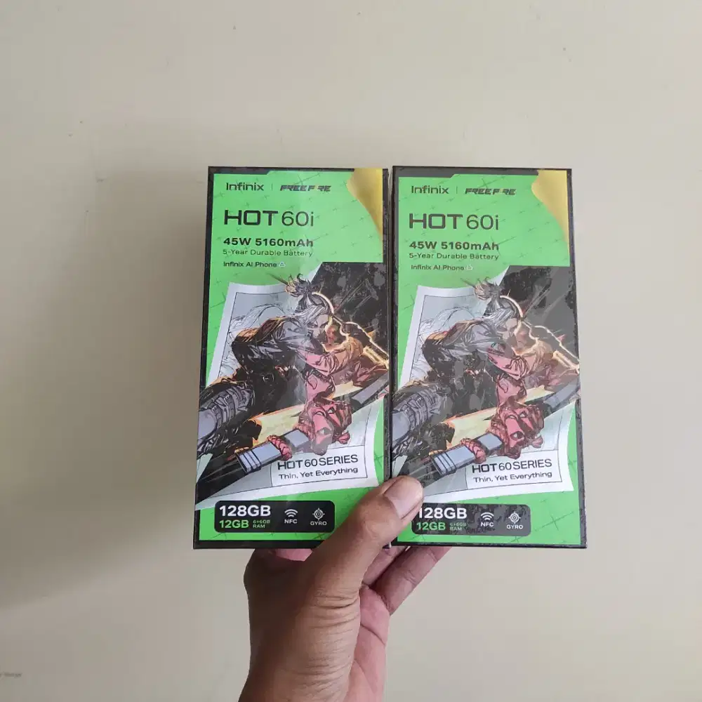 Fast respon WA Infinix Hot 60i NFC 6+6/128 Garansi resmi 1thn
