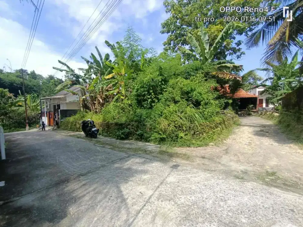Dijual Tanah Bagus Hook 2 muka di Argomulyo Bantul