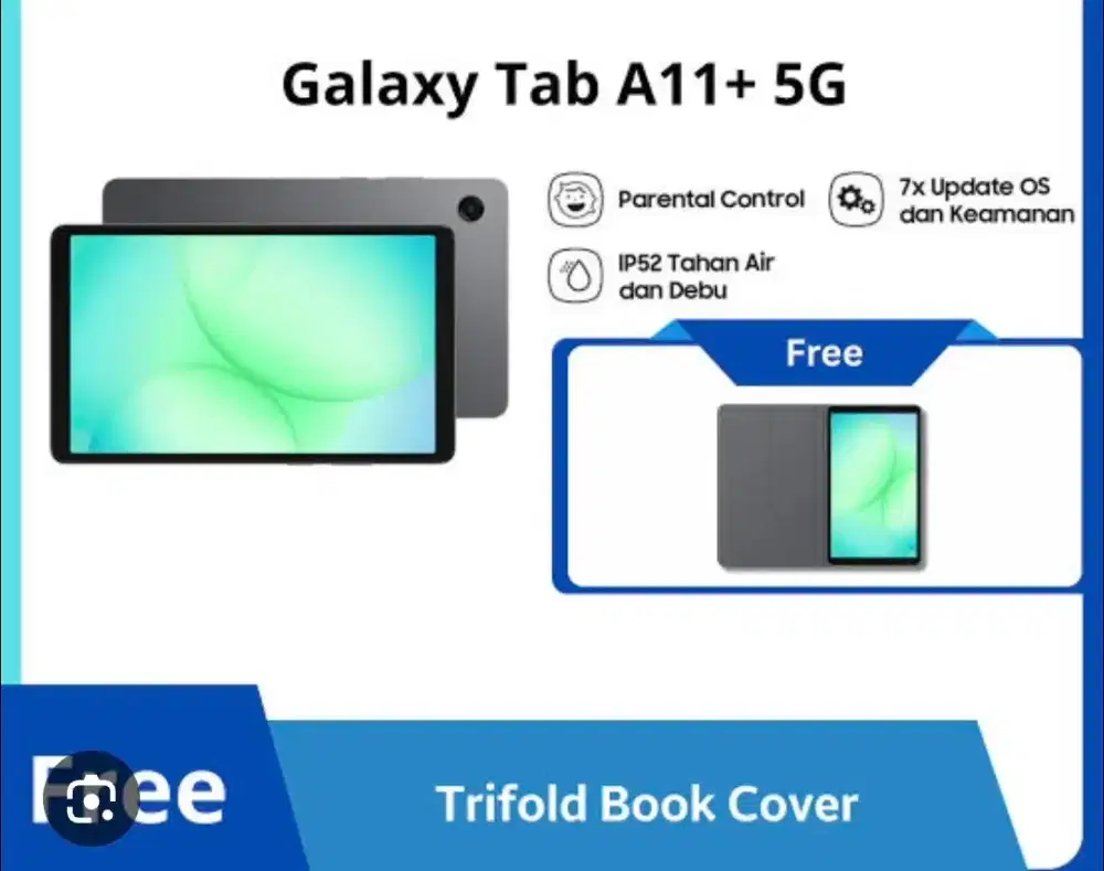 New Galaxyy Tab A11+ FREE BOOKCOVER