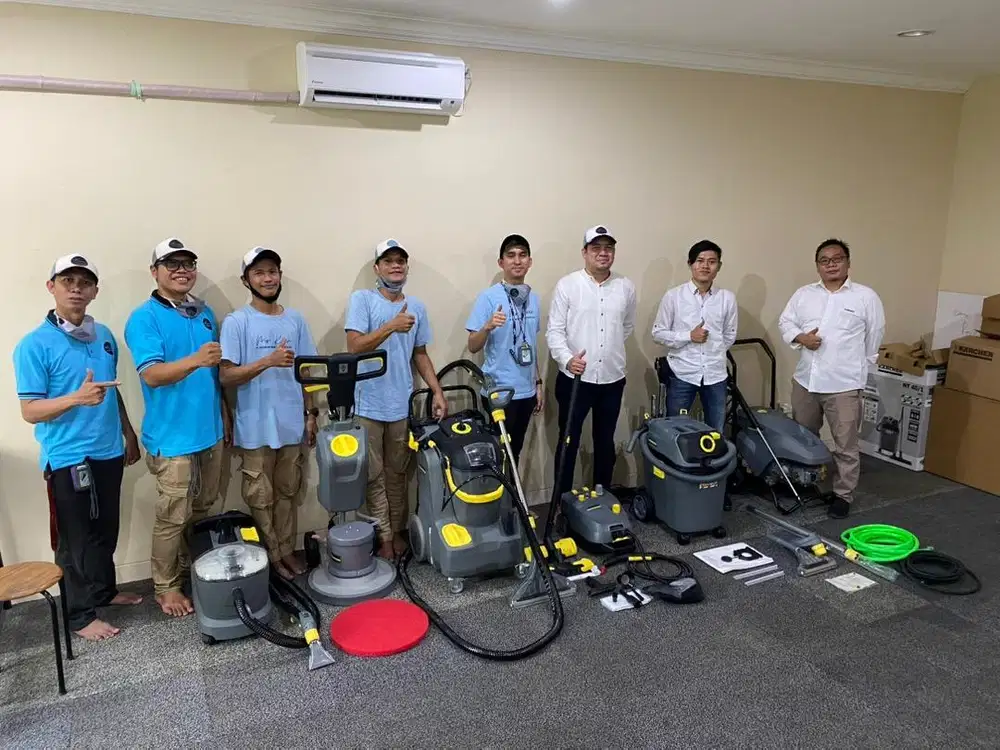 Karcher Vacum, rottary polles, air jet & extraction