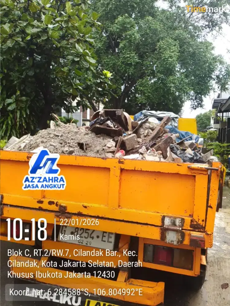 Jasa angkut puing dan sampah