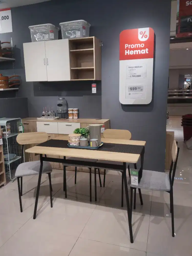 Meja makan set liberty minimalis by selma