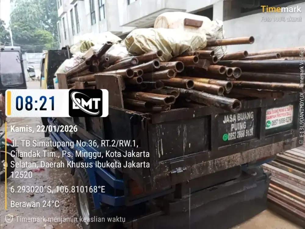 Jasa buang puing dan sampah