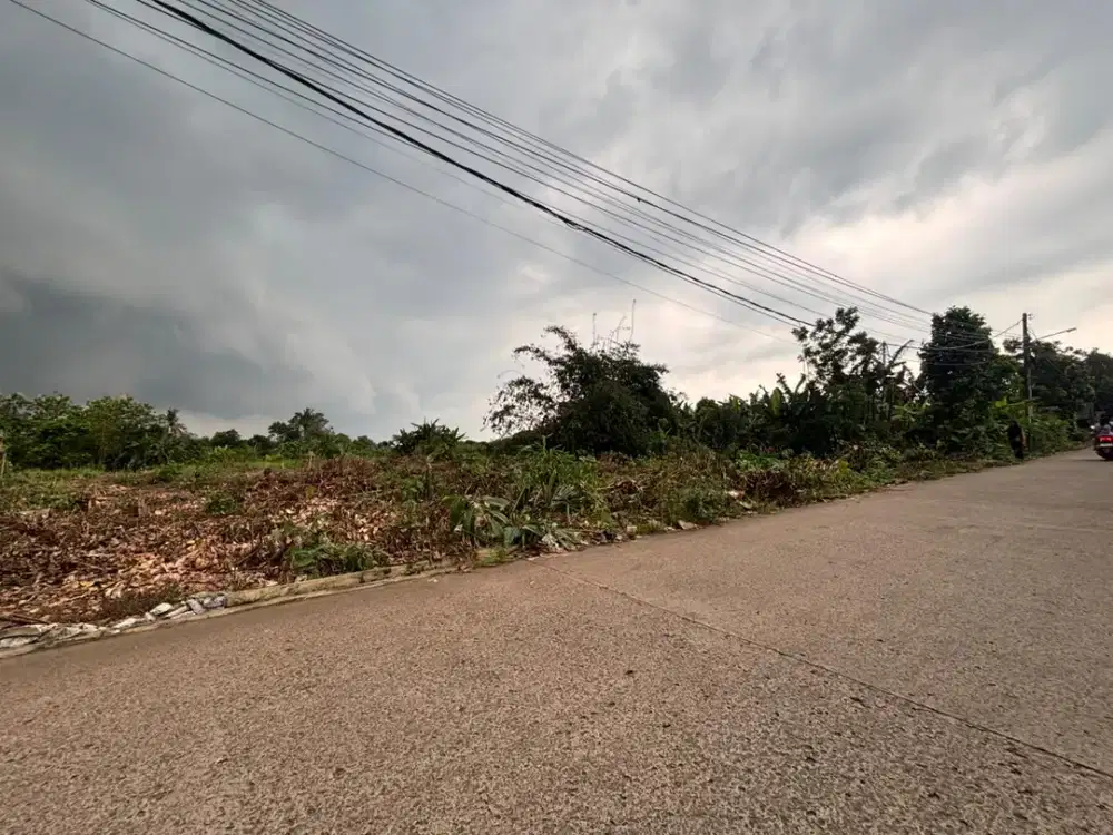 Kavling SHM 1 Juta-an Cisauk, Langsung Tepi Jalan & Dekat Stasiun Jatake