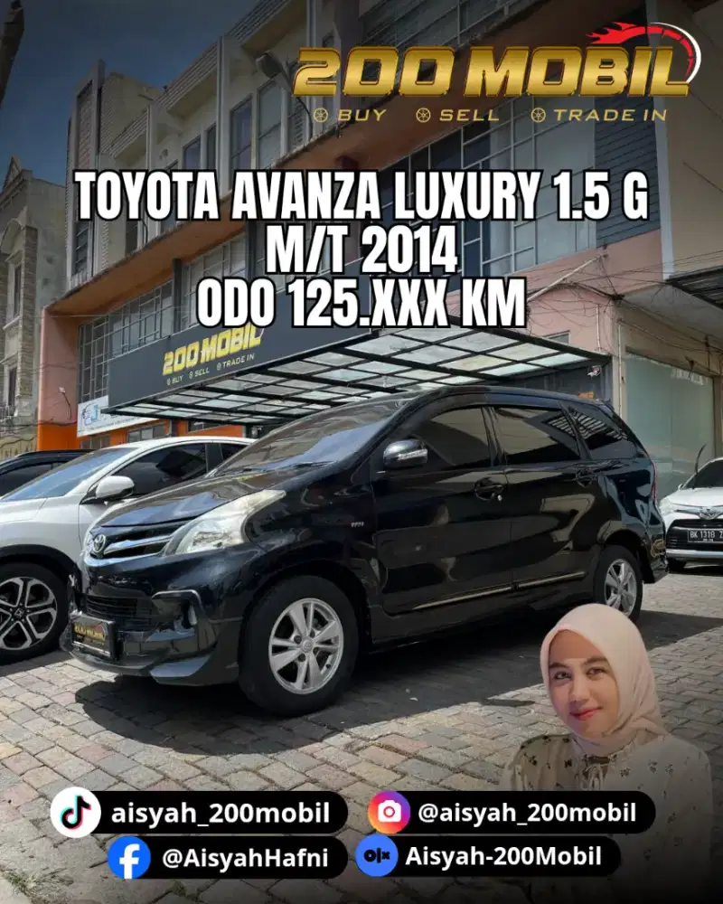 Toyota Avanza 1.5G Luxury M/T 2014