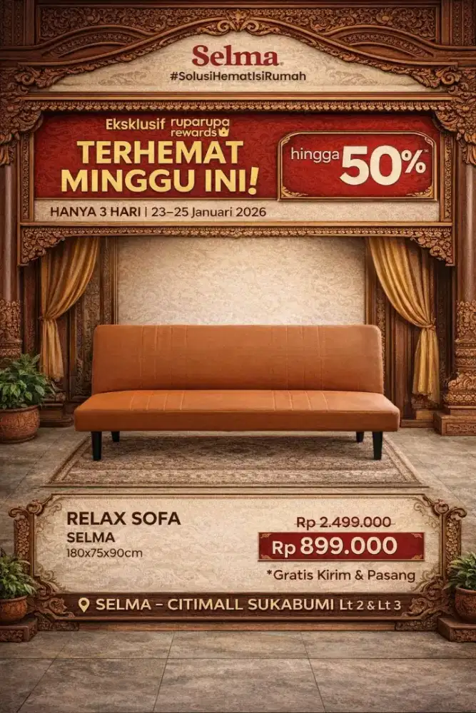 Promo Spesial sofa bed