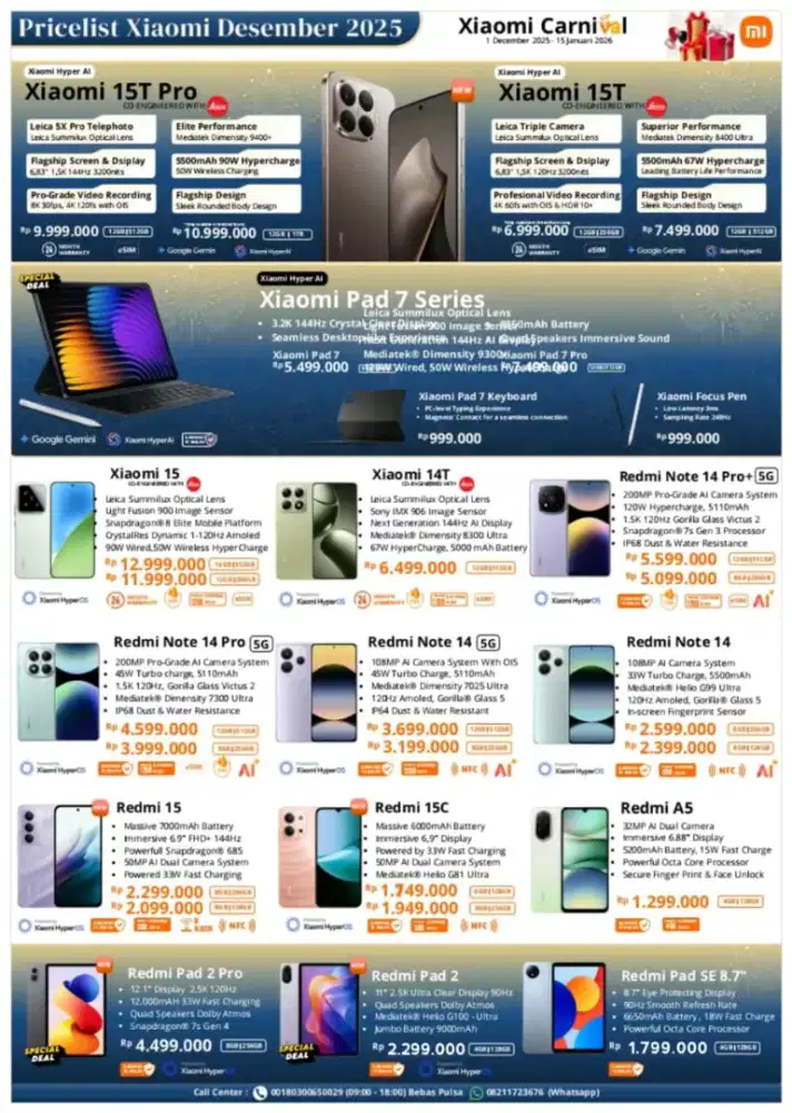 CICILAN 0% XIAOMI BY HOME CREDIT