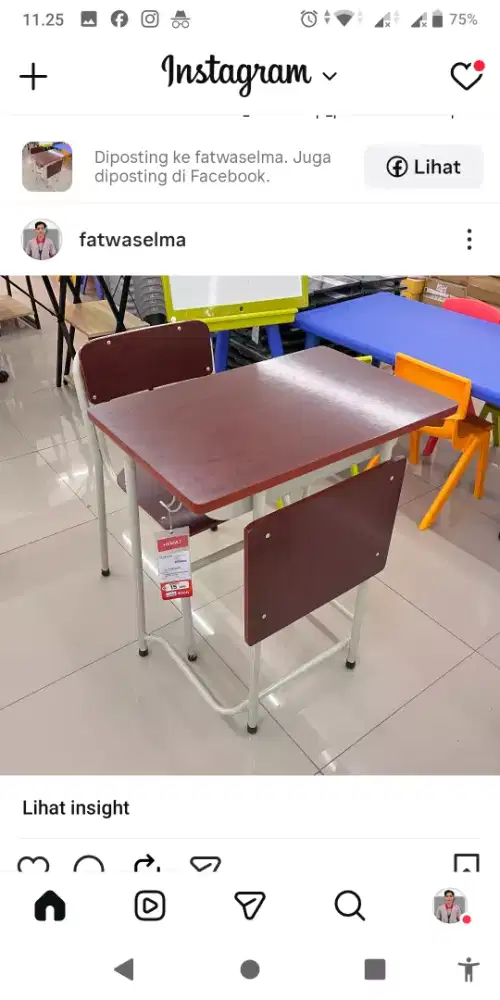 Meja sekolah set