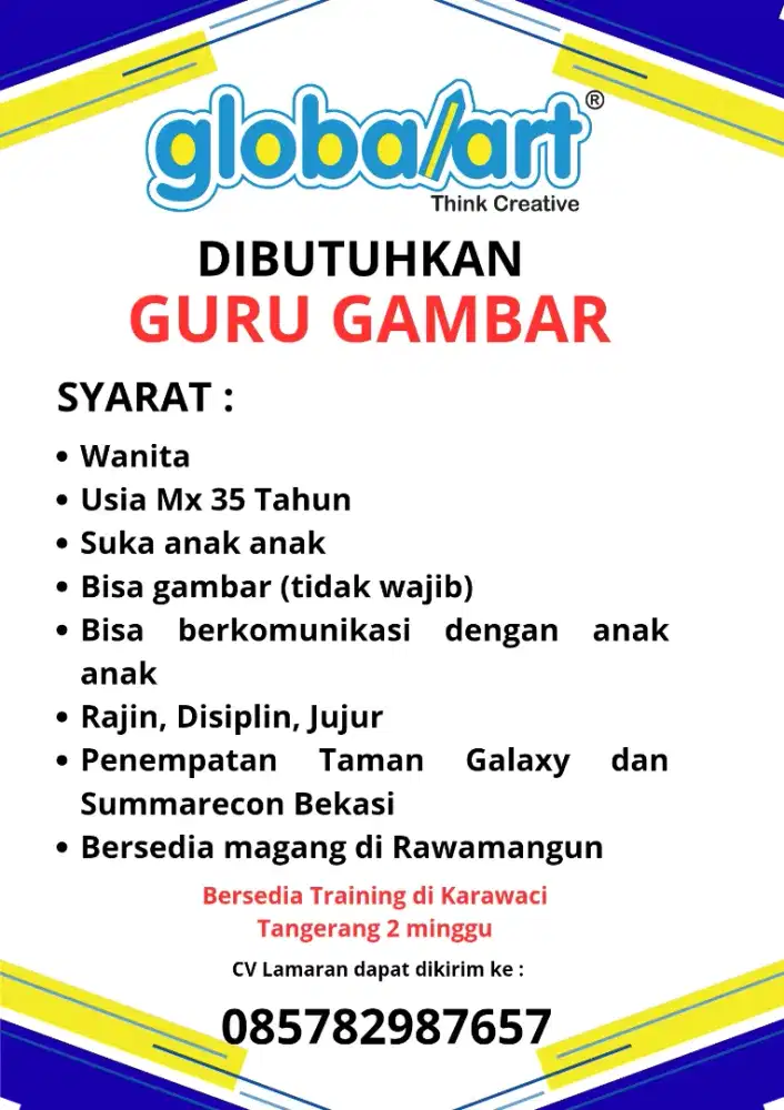 DIBUTUHKAN GURU GAMBAR