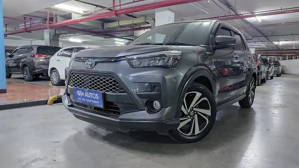 DP MURAH Toyota Raize 1.0 G One Tone Bensin-AT 2021 Abu CUZDB