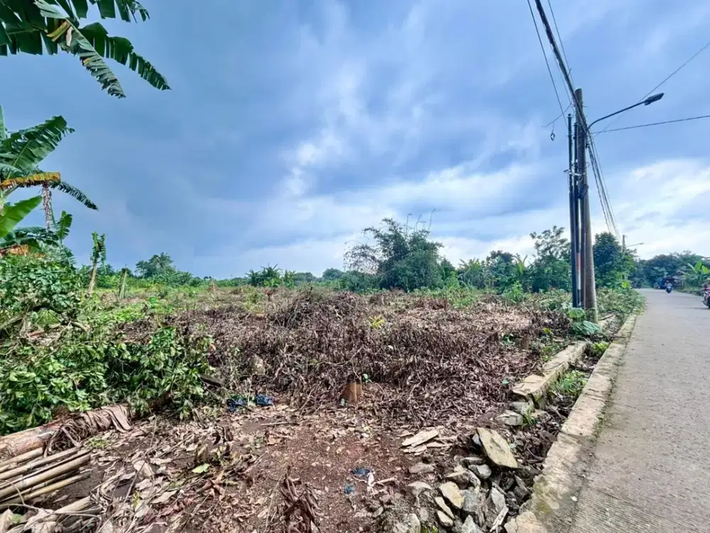 Kavling SHM 1 Juta-an Cisauk, Langsung Tepi Jalan & Dekat Stasiun Jatake