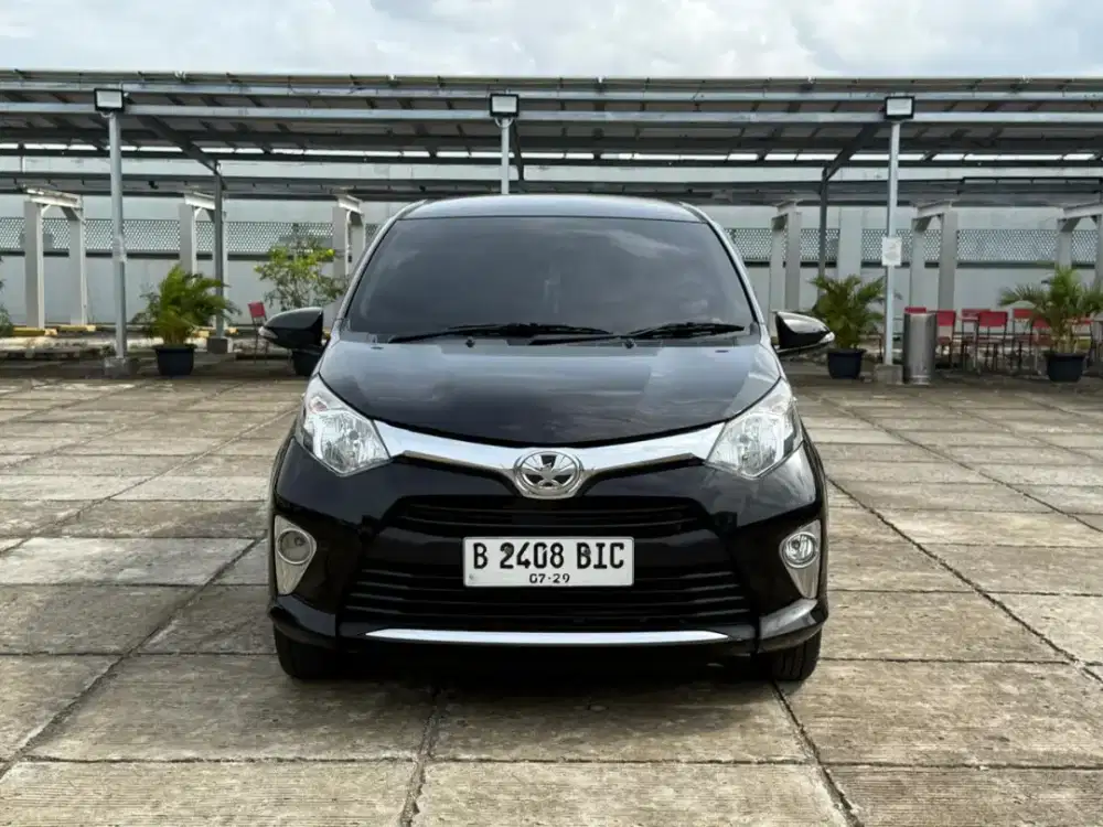 (km 42rb)Toyota Cayla G 1.2 MT. Tahun 2019. Hitam. Perfect cond