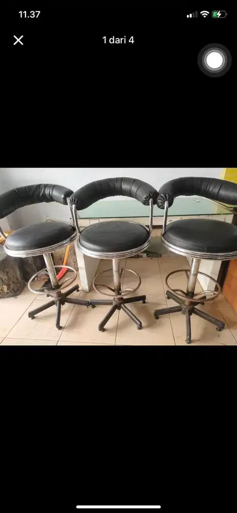 KURSI BARTENDER BEKAS