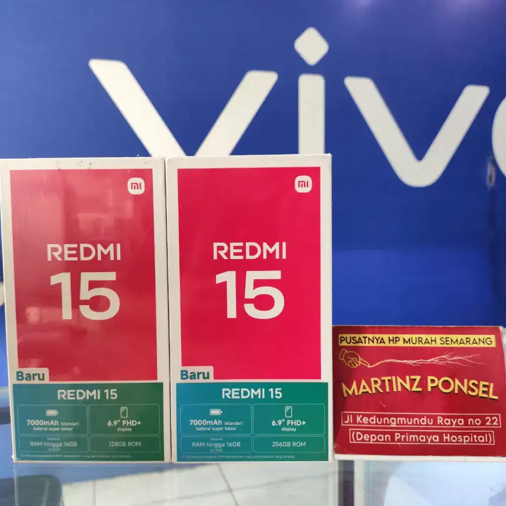 REDMI 15 8/128 , 8/256 GB NEW