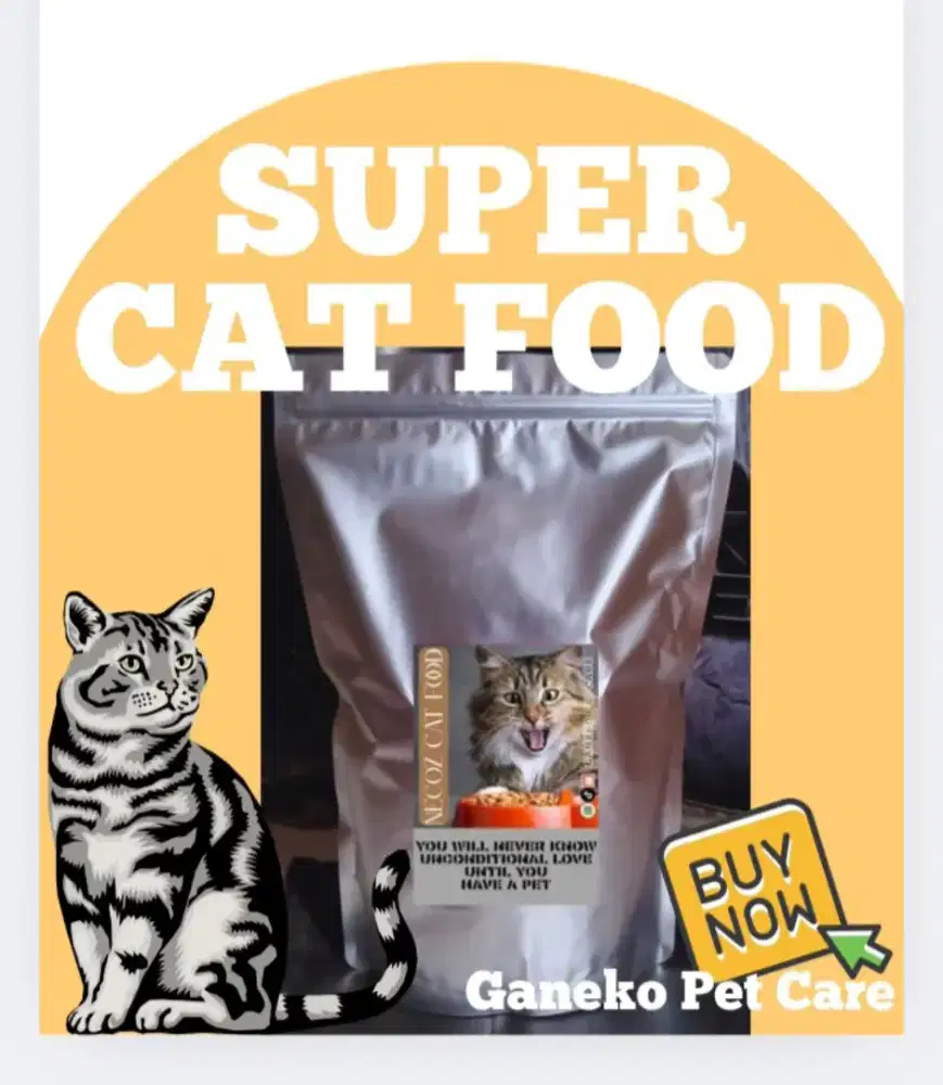 1KG PAKAN MAKANAN KUCING PENGGEMUK PERSIA REKOMENDASI CAT FOOD