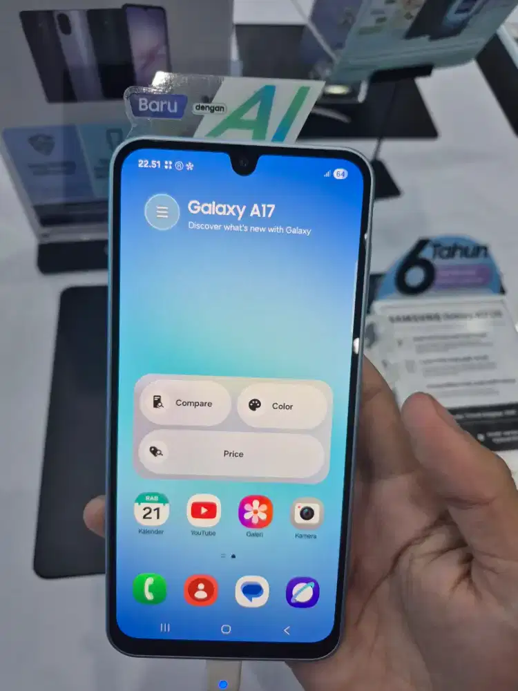 SAMSUNG A17 PROMO CREDIT BUNGA RENDAH FREE 1KALI CICILAN