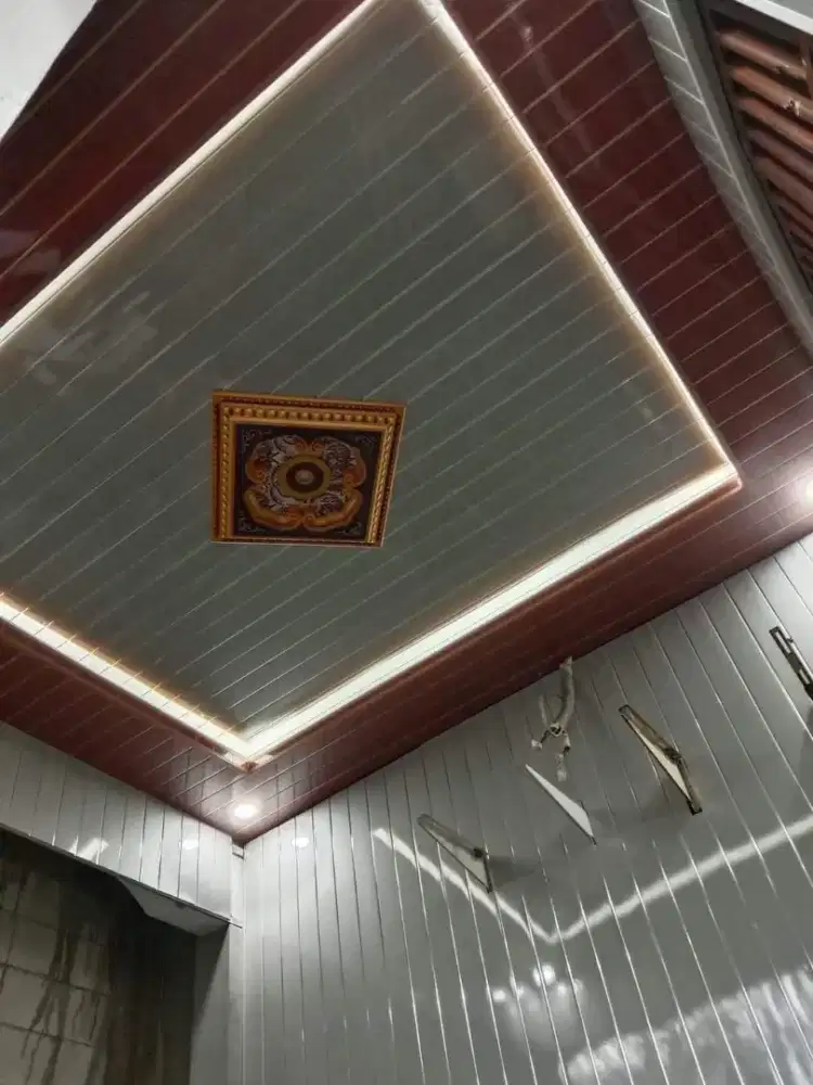 Plafon PVC terpasang dan renovasi rumah