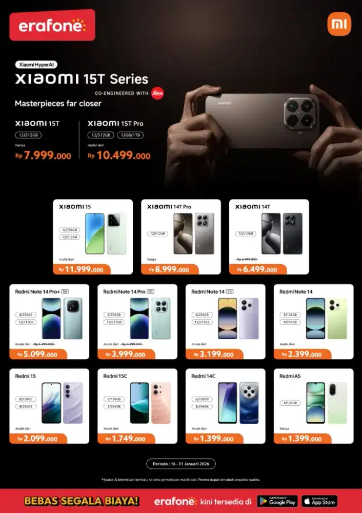 Xioami 15T 12/512 Lokasi Surabaya Barat