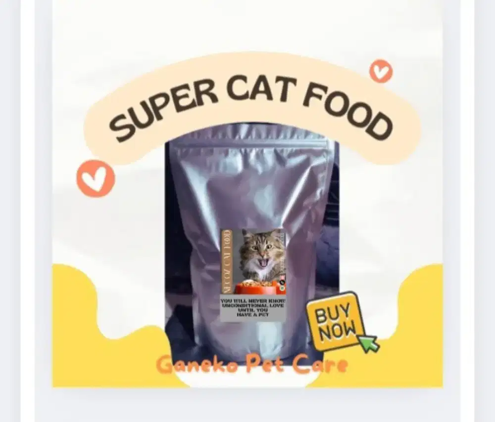 1KG PAKAN MAKANAN KUCING PENGGEMUK PERSIA REKOMENDASI CAT FOOD