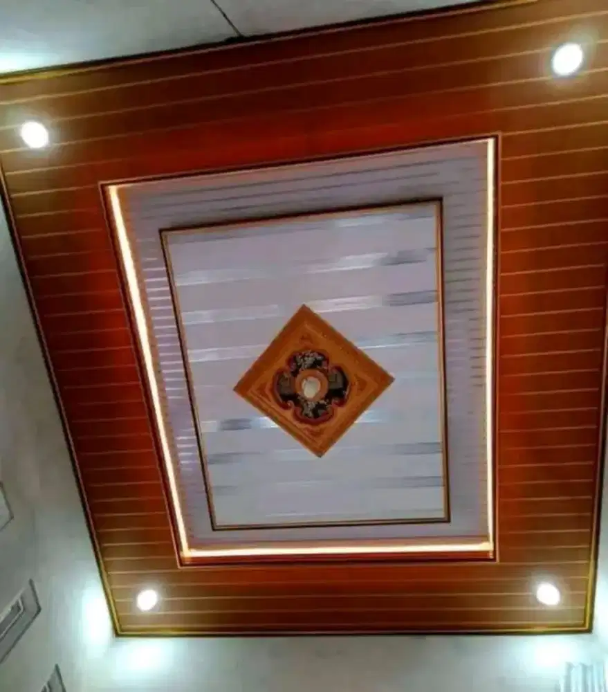 Plafon PVC terpasang