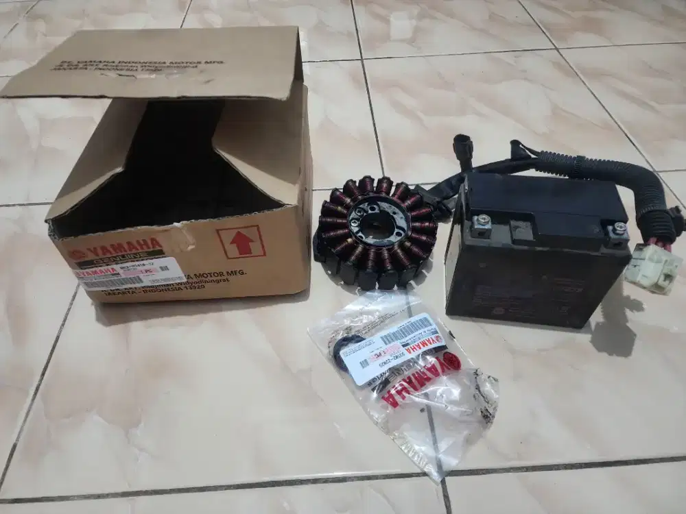Dijual Spull/Stator Assy dan Aki Copotan NMAX New Rp 550.000