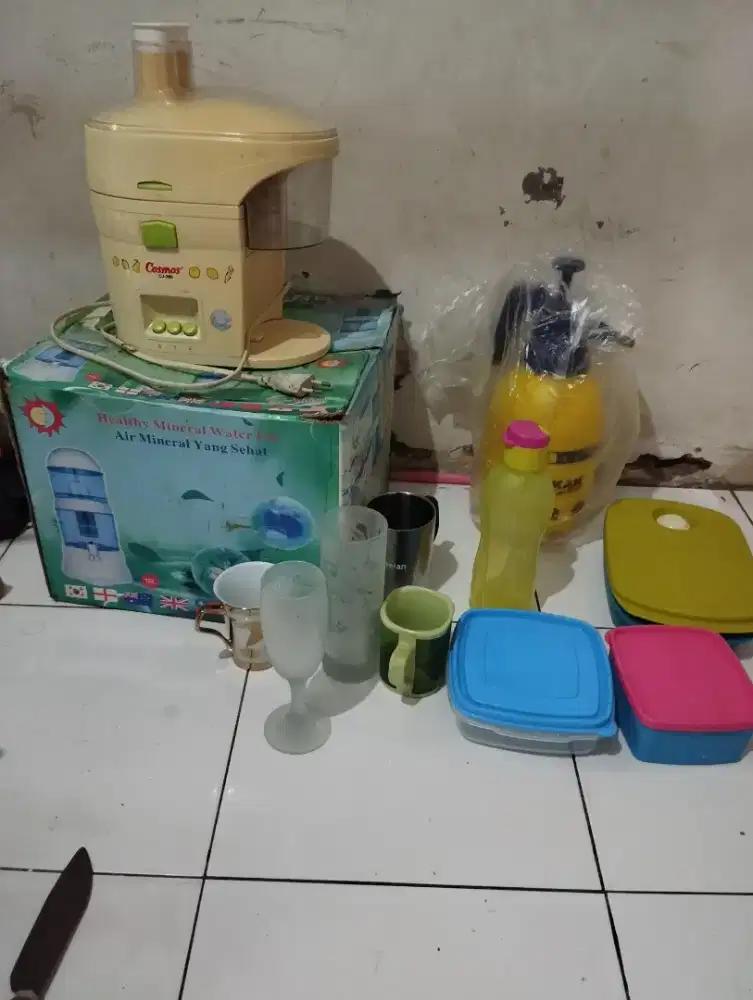 Juicer, filter air minum, seprotan dll