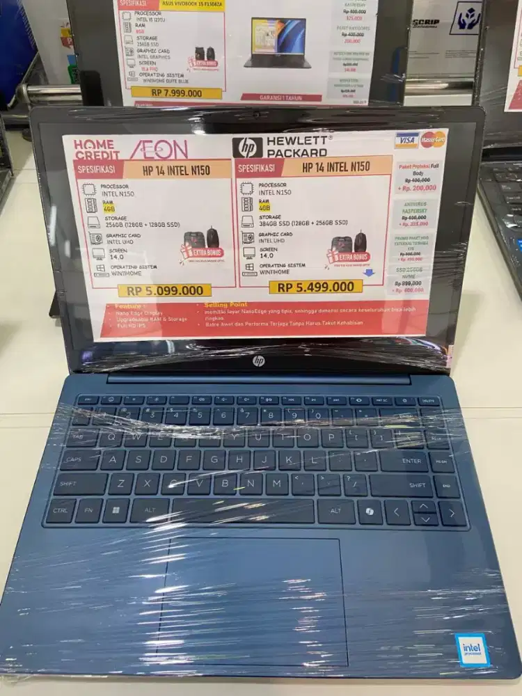 PROMO CICILAN BUNGA 0% LAPTOP HP 14 INTEL N150