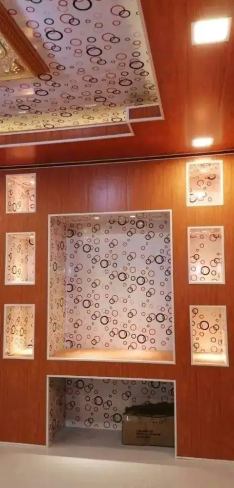 Plafon PVC terpasang