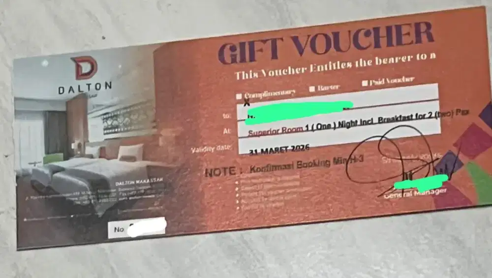 Voucher Hotel Dalton