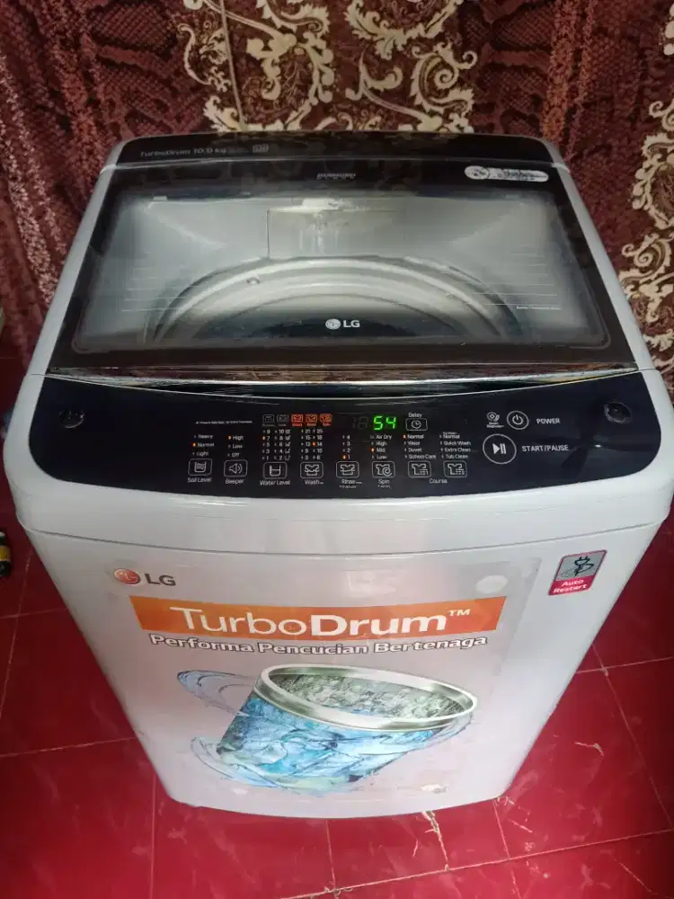 Mesin Cuci LG Otomatis Turbo Jumbo 10Kg