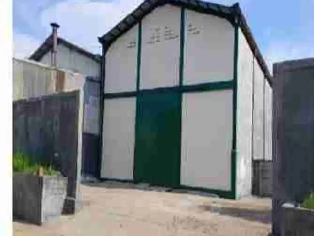 dijual  gudang rapi bagus dekat bandara akses kontainer