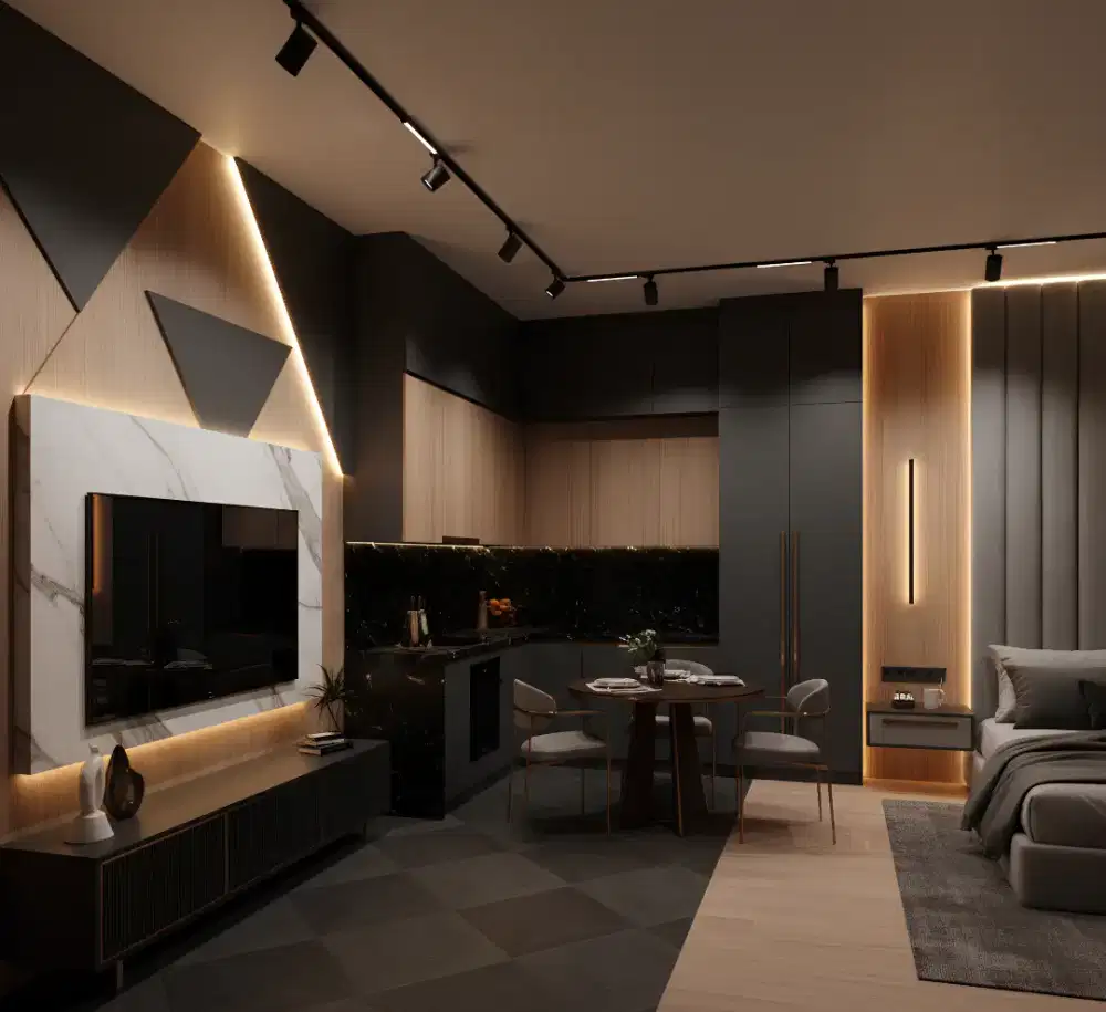 Paket interior rumah dan apartemen